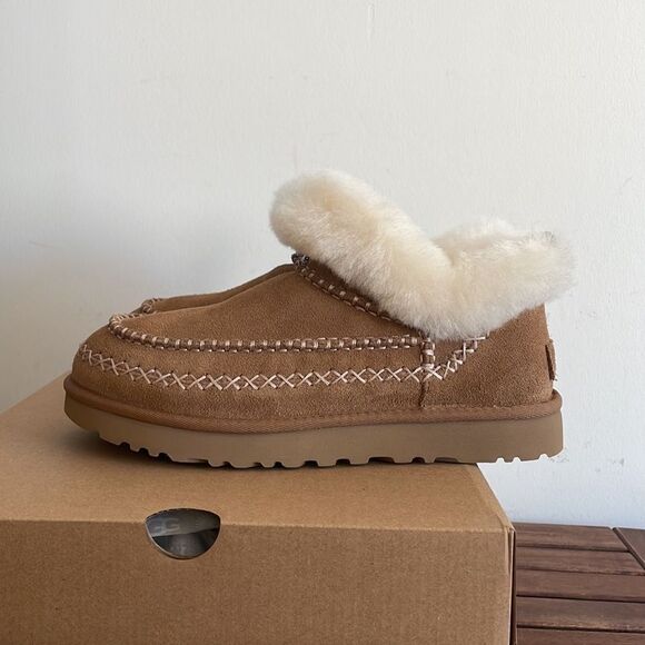 UGG Classic Ultra Mini Alpine Booties Chestnut USA Women Size 7/UK 5/EU 38 - Picture 11 of 16